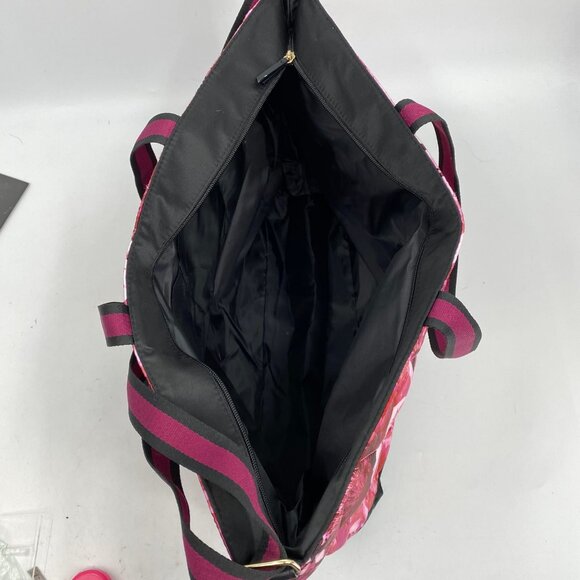 PINK Victoria's Secret Pink Floral Tote Bag | Large Size, Zip Closure - Picture 2 of 8